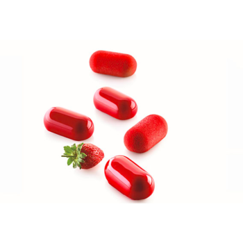 Moule silicone - 12 Mini ovales bombés "PILLOW 30" - 12x30 ml