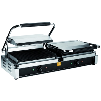 Grill à viande - Panini double Ecoline