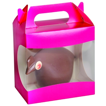 Boîte à poule à fenêtre