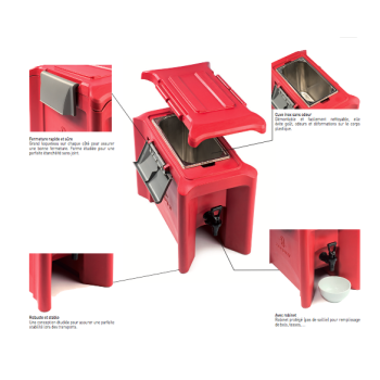  CONTENEURS ISOTHERMES POUR LIQUIDES CHAUDS ET FROIDS