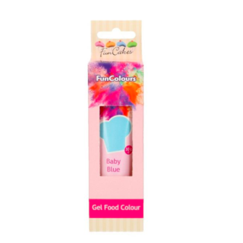 Colorant Gel FunCoulours - Bleu ciel -Baby Blue- Halal