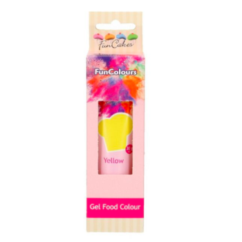 Colorant Gel FunCoulours - Jaune-Yellow - Halal