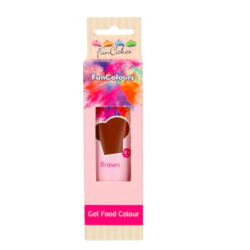Colorant Gel FunCoulours - Marron-Brown - Halal 