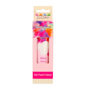 Colorant Gel FunCoulours - Blanc-White Snow - Halal