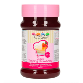 Glaçage Miroir  Fraise - Funcakes - 375g 