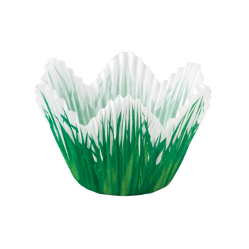 WILTON - CAISSETTES EN PAPIER - PÉTALE ET HERBE - PCS/24