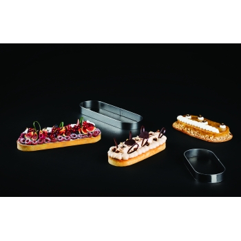 Oblong à Tarte Mozaïk - Acier inoxydable 