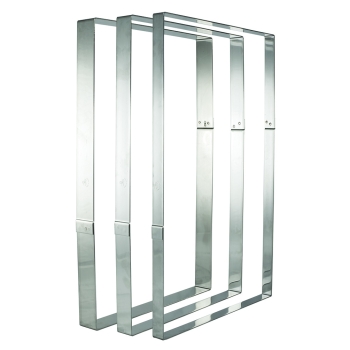 Carré Standard - Acier inoxydable - Plaque gastronome GN 1/1