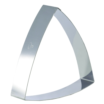 Forme à Entremets - Triangle Bombé - Acier Inoxydable  