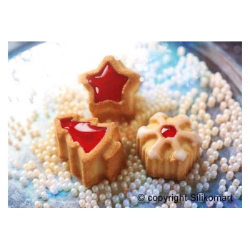 SF136 - Moules flexibles "Silicon Flex": 15 sujets de Noel
