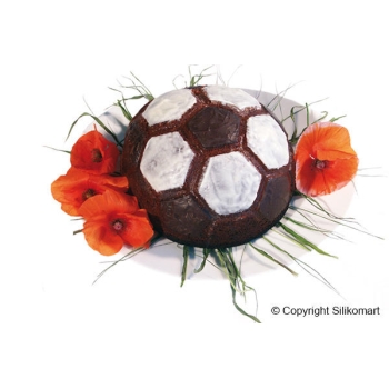 SFT313 - Moule silicone  1/2 ballon de Foot