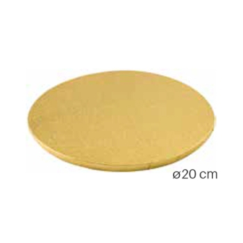Plateau rond Or - 20 cm - Silikomart  