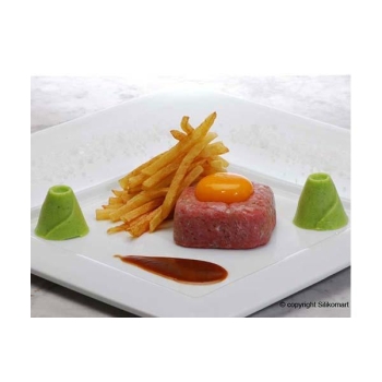SF082 - Moules flexibles "Silicon Flex": 8 savarins carrés
