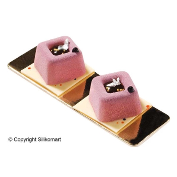SF081 - Moules silicone flexibles "Silicon Flex": 15 carrés