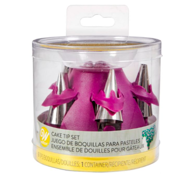 DOUILLES LAVABLES & BOÎTE DE RANGEMENT - SET GATEAUX - WILTON 
