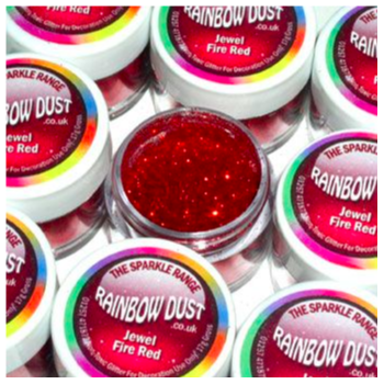 Poudre alimentaire RAINBOW DUST - Rouge - Casher