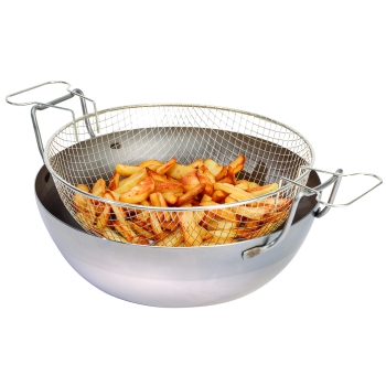 Bassine à friture bombée 