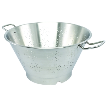 Passoire conique inox fond cerclé