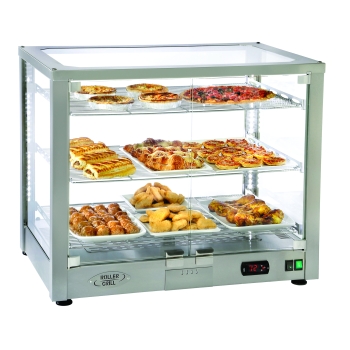 Vitrine chauffante ventilée
