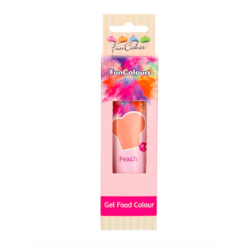 Colorant Gel FunCoulours - Pêche -Peach- Halal