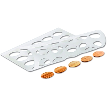 Moule en silicone - Chablon oval 34 x 24 mm