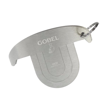 Grande raclette à bûche en inox - GOBEL