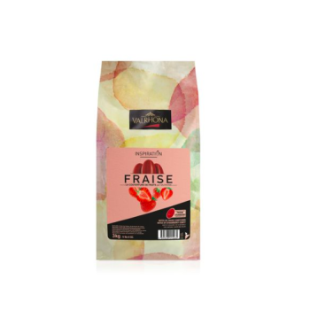 Chocolat inspiration fraise Valrhona - 3Kg/ 1KG / 500 grammes / 250 grammes