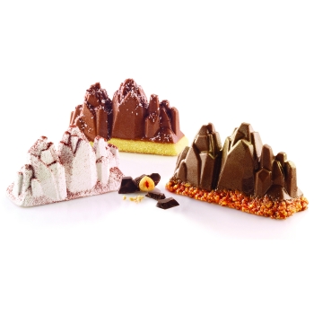 Moule Silicone - 6 Montagnes (Tre cime 120) - 6x120ml -  En collaboration avec Martin Troi