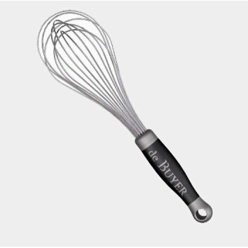 Fouet professionnel GÖMA à manche polypropylène et fils inox