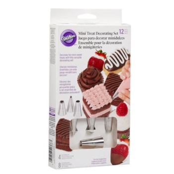 WILTON - SET DE DÉCORATION MINIGÂTERIES (12 PIÈCES) 