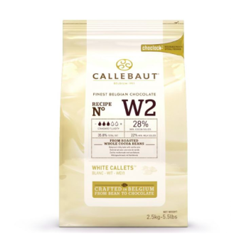 CHOCOLAT BLANC - 2.5KG ou 500 GRAMMES - W2