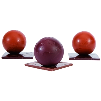 Demi-Globe - 4 empreintes pour 2 globes - 4 + 4 g