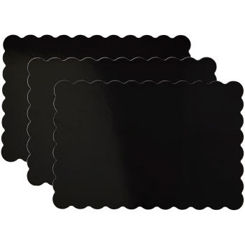 Plateaux à gâteaux noir - 33 x 48,2 cm 
