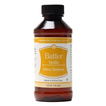 LORANN NATURAL FLAVOR - BUTTER VANILLA - 118 ML - CASHER