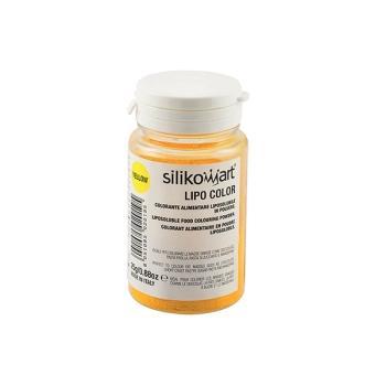 Colorant alimentaire en poudre liposoluble - Jaune - 25gr