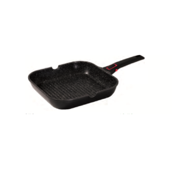 Pôele grill carrée - Fonte d'aluminium "GRANIT PRO" 