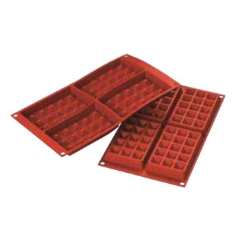 SF155 - Moules flexibles "Silicon Flex": 4 gauffres