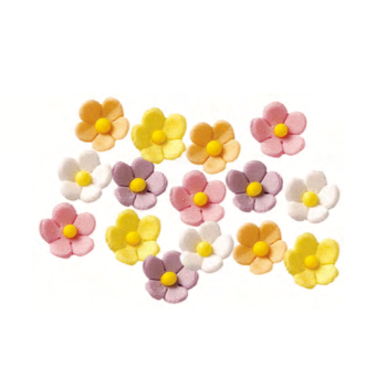 Petites fleurs assorties - Ø 13 mm 