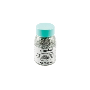 Cristaux de sucre argent - Silikomart - 100gr