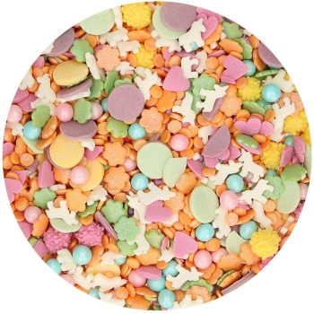Confettis licorne en sucre - Funcakes - 50gr