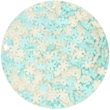 Décors en sucre Flocons de neige - Funcakes - 50gr
