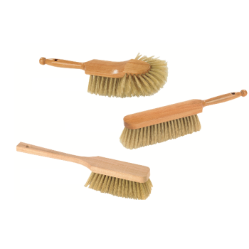 Lot de 3 brosses soie blanche
