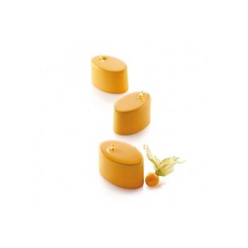 Multiflex Oval 125 - Set de 3 moules -