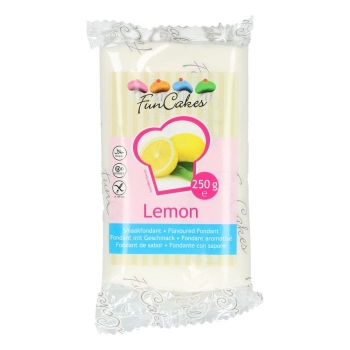 FunCakes Fondant aromatisé - Citron - Halal / Casher - 250g