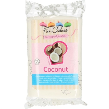 FunCakes Fondant aromatisé - Noix de coco - Halal - 250g 