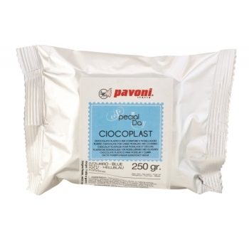 Chocolat plastique - Bleu - 250gr 