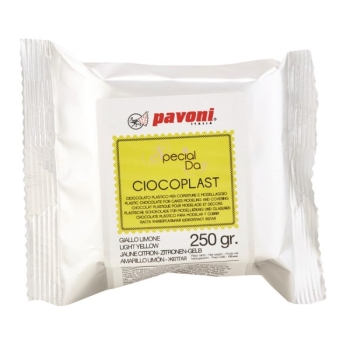 Chocolat plastique - Jaune - 250gr 