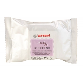 Chocolat plastique - Lila - 250gr   