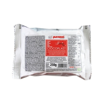 Chocolat plastique - Rouge - 250gr 