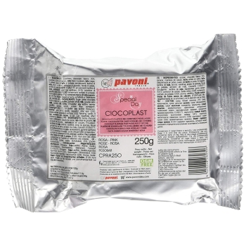 Chocolat plastique - Rose - 250gr  